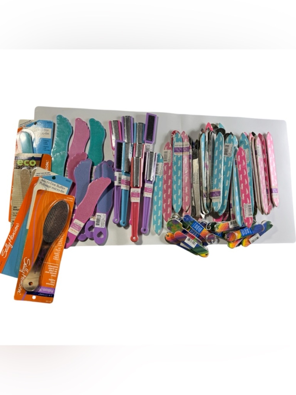 Sally Hansen Just Feet Pedicure Tool Lot Nail Files Foot Rasp Paddle Buffer